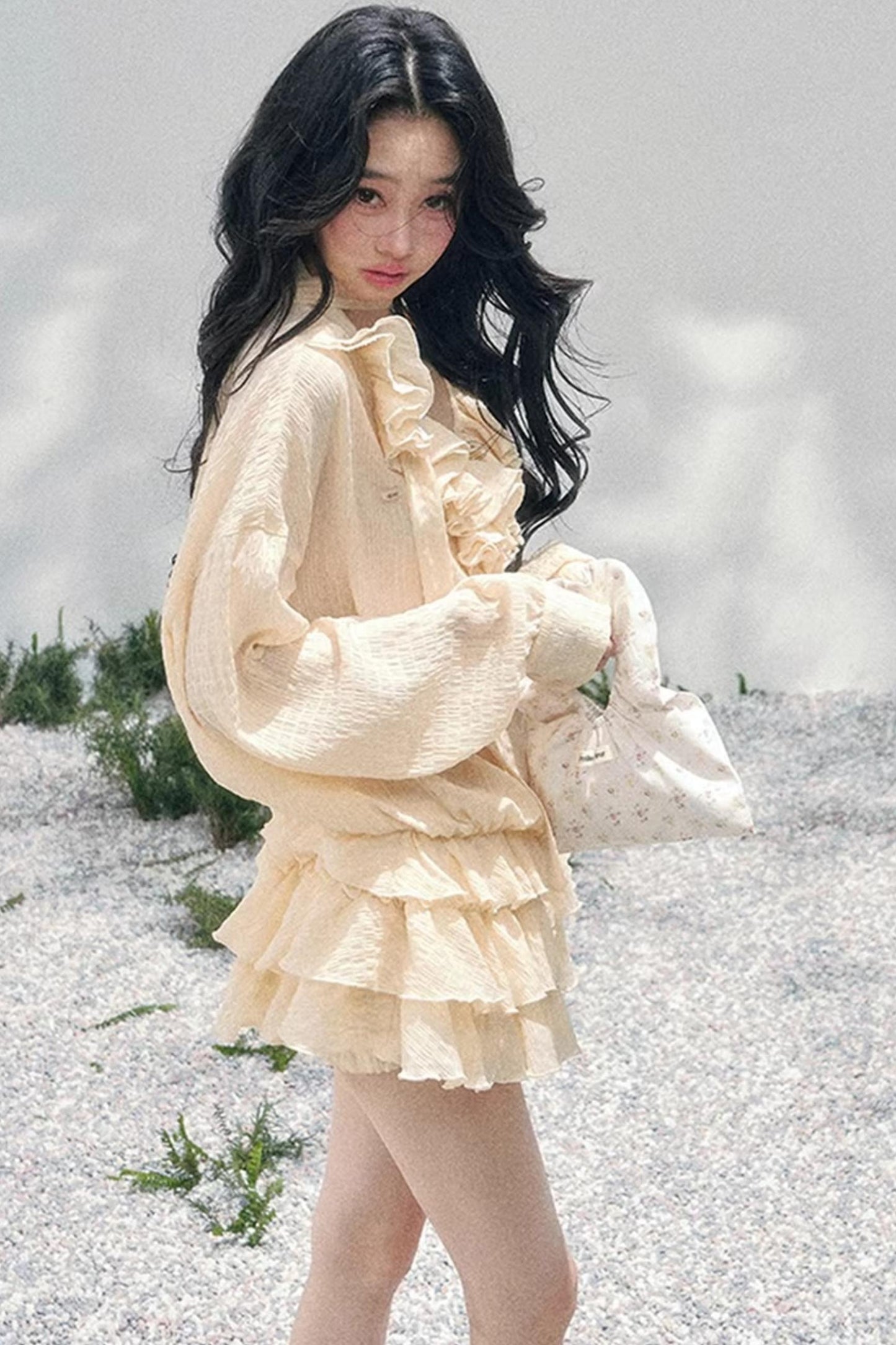 Evening Breeze French Dress Set