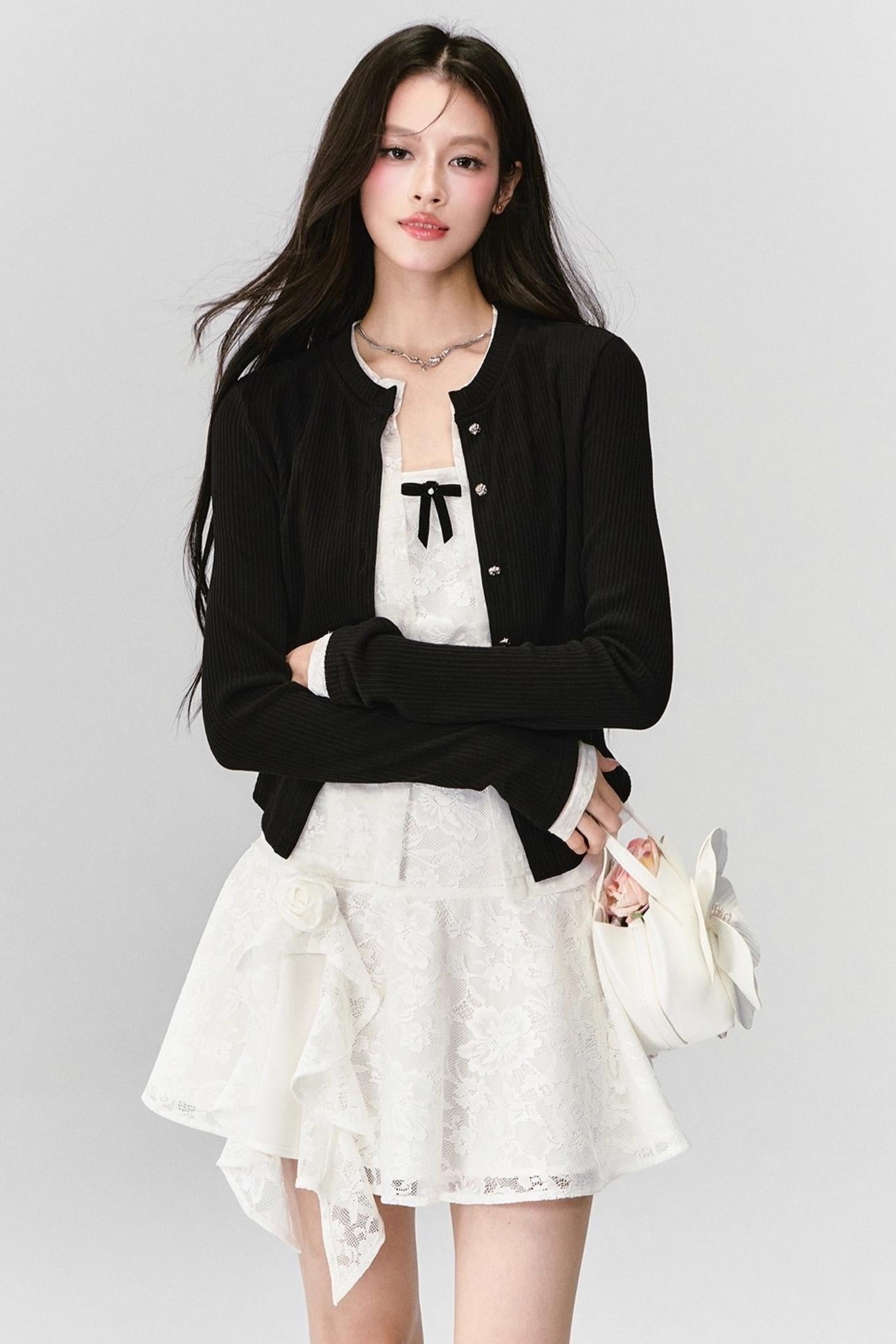 Delicate Moon Lace Dress