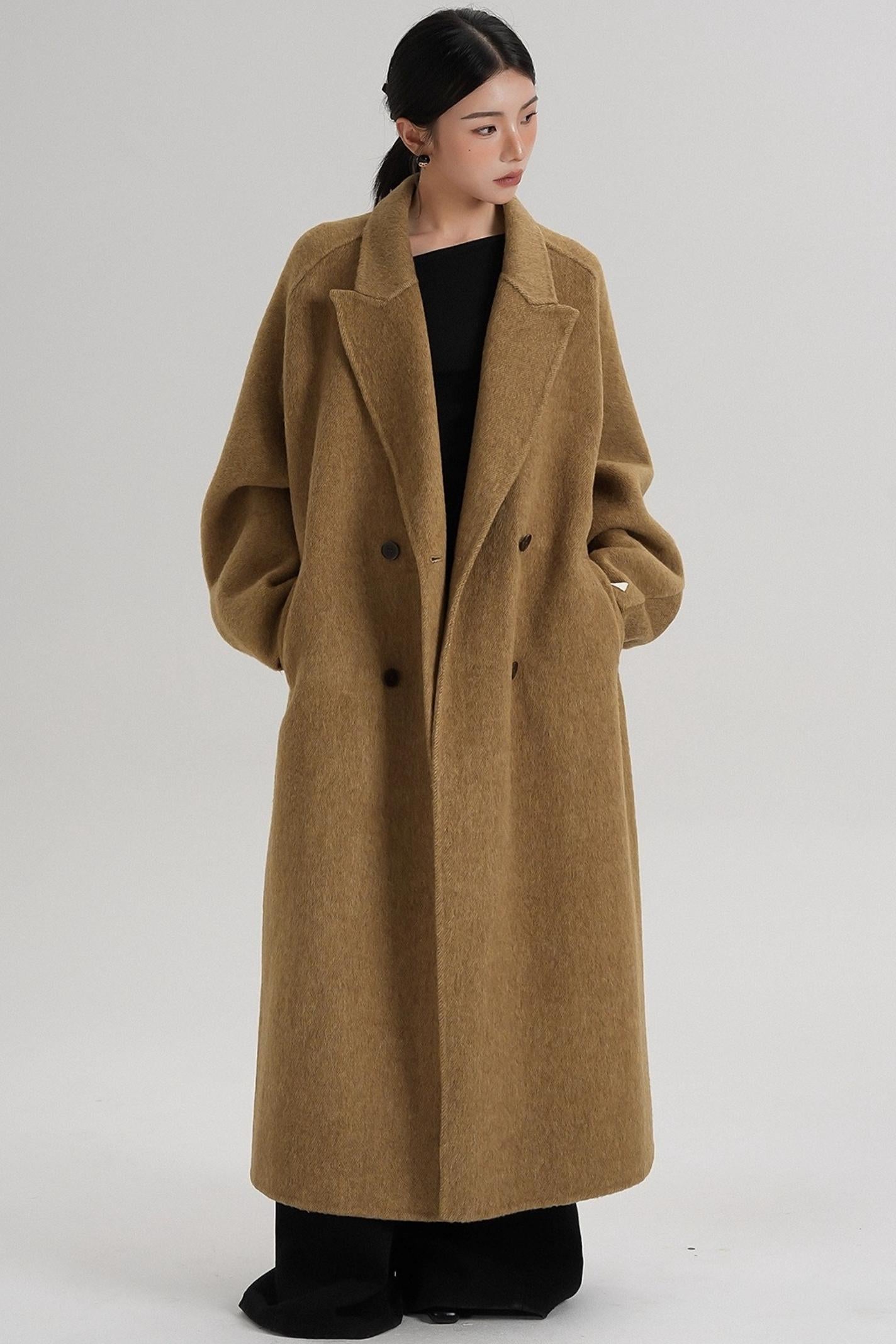 Minimalist Wool Long Jacket