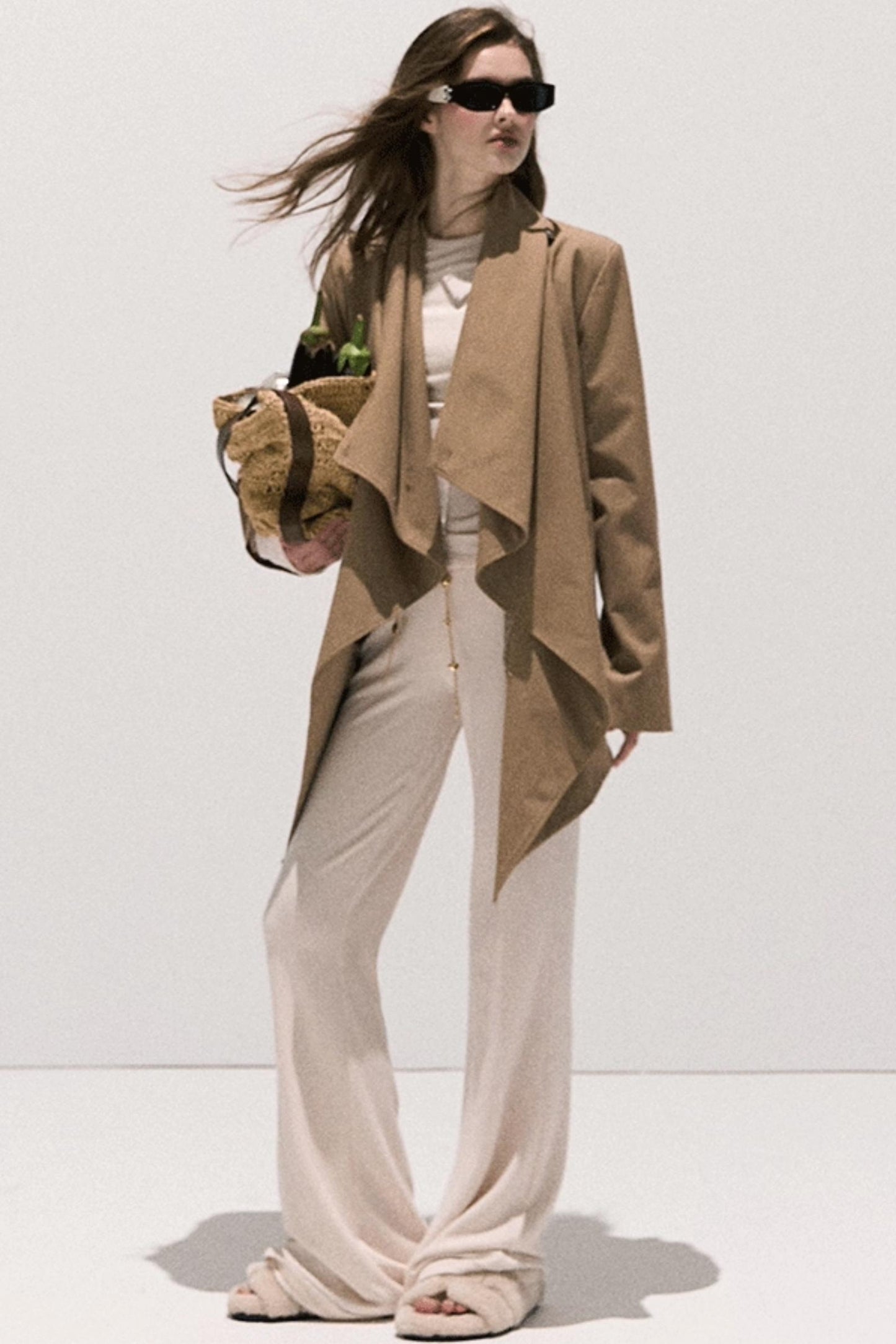 Soft Crewneck Knitwear Trouser Set-Up