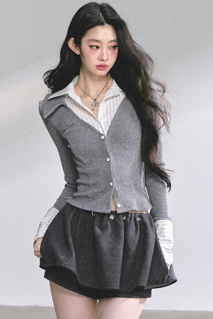 Autumn Striped Polo Shirt