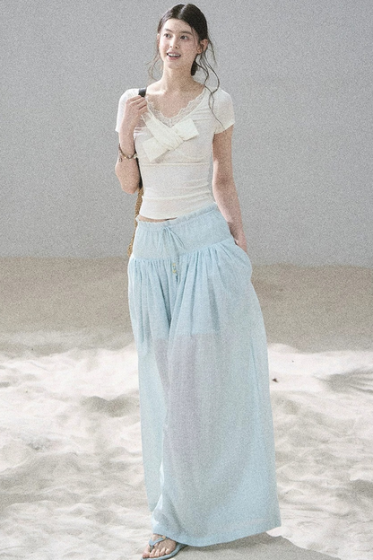 Moonlight Lace V-Neck Dress Set-Up