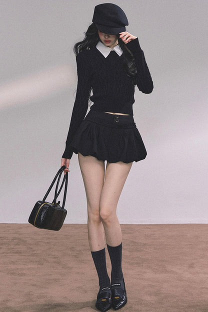 High Intelligence Knitted Top