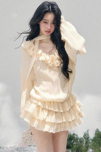 Evening Breeze French Dress Set