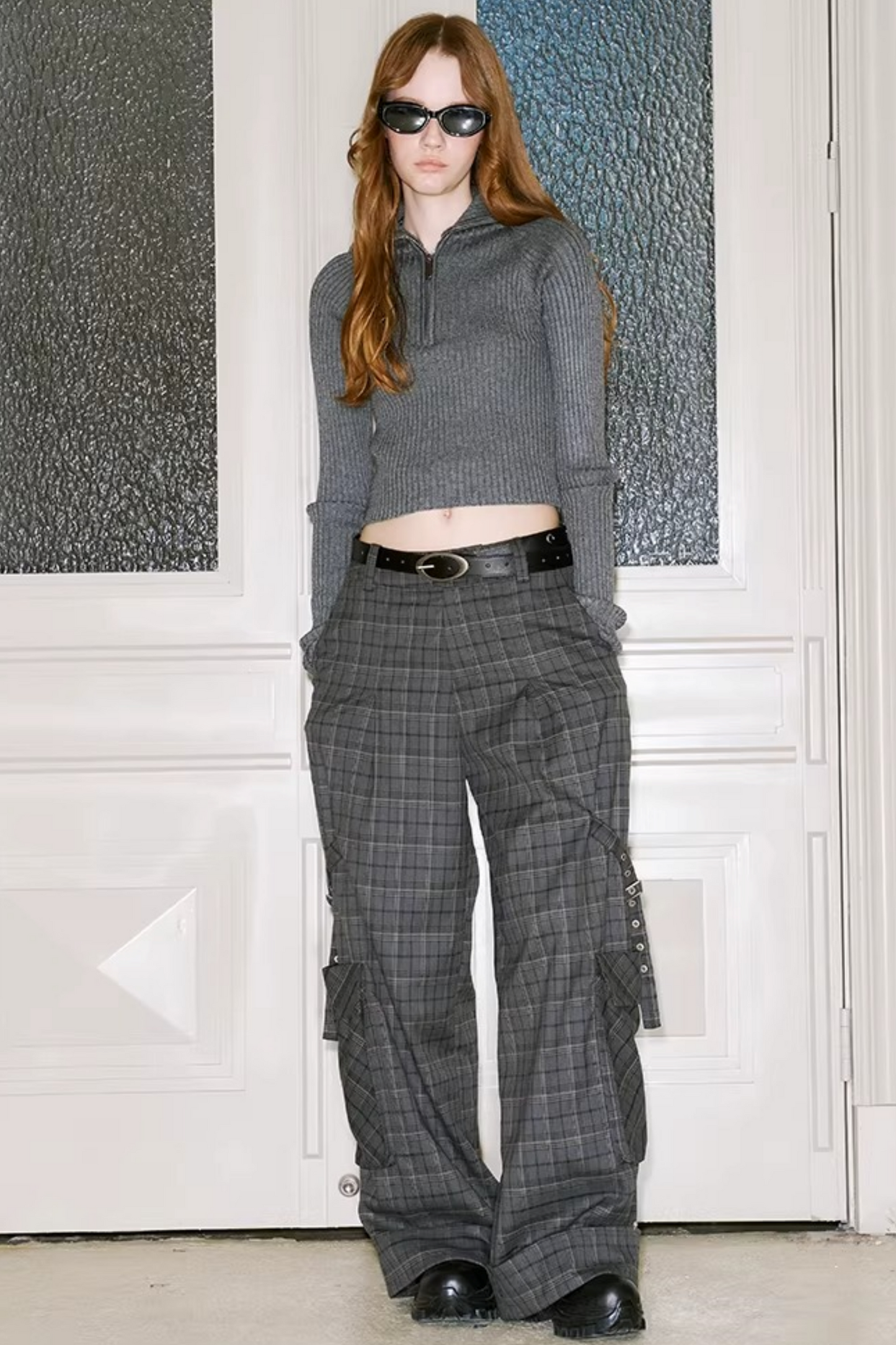 Knitted Two-Piece Sweater Pants Set