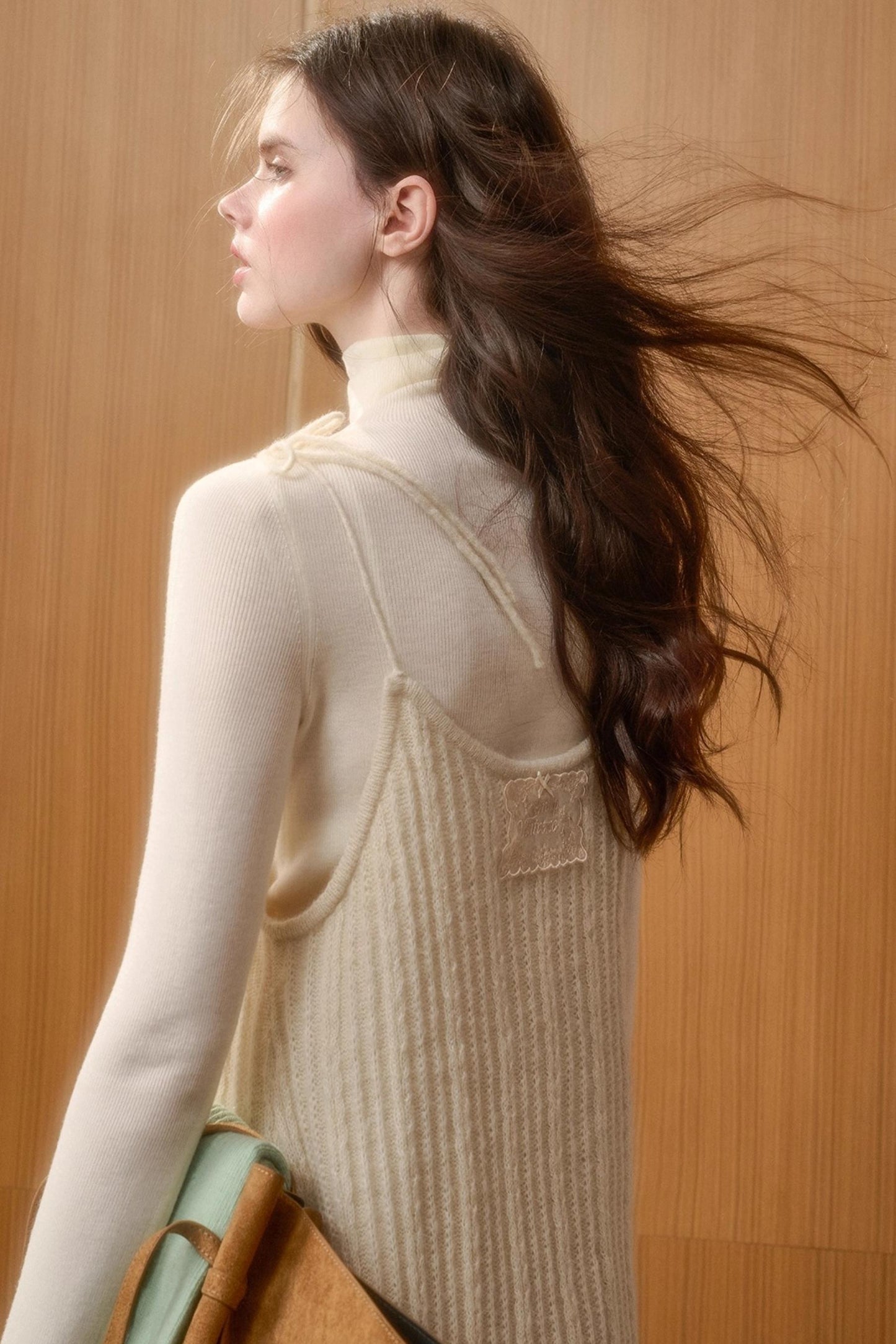 Soft Gemstone Wool Pants Set-Up