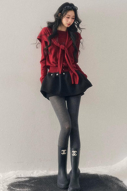 American College Sweater Set