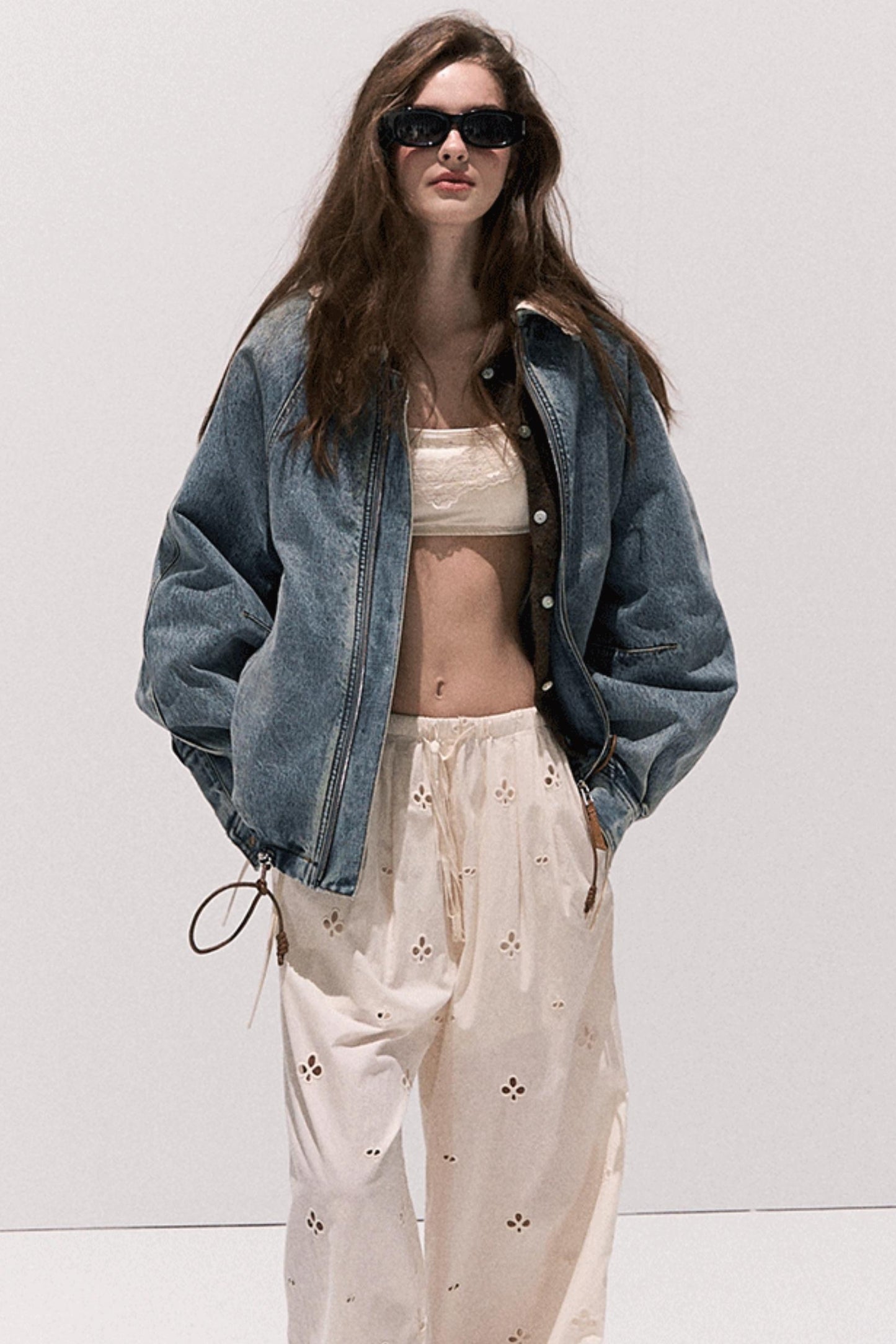 Vintage Braided Denim Jacket Set-Up