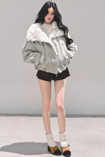 Black Autumn A-Line Shorts