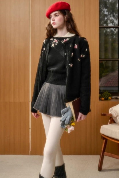 Wool Handmade Embroidered Sweater