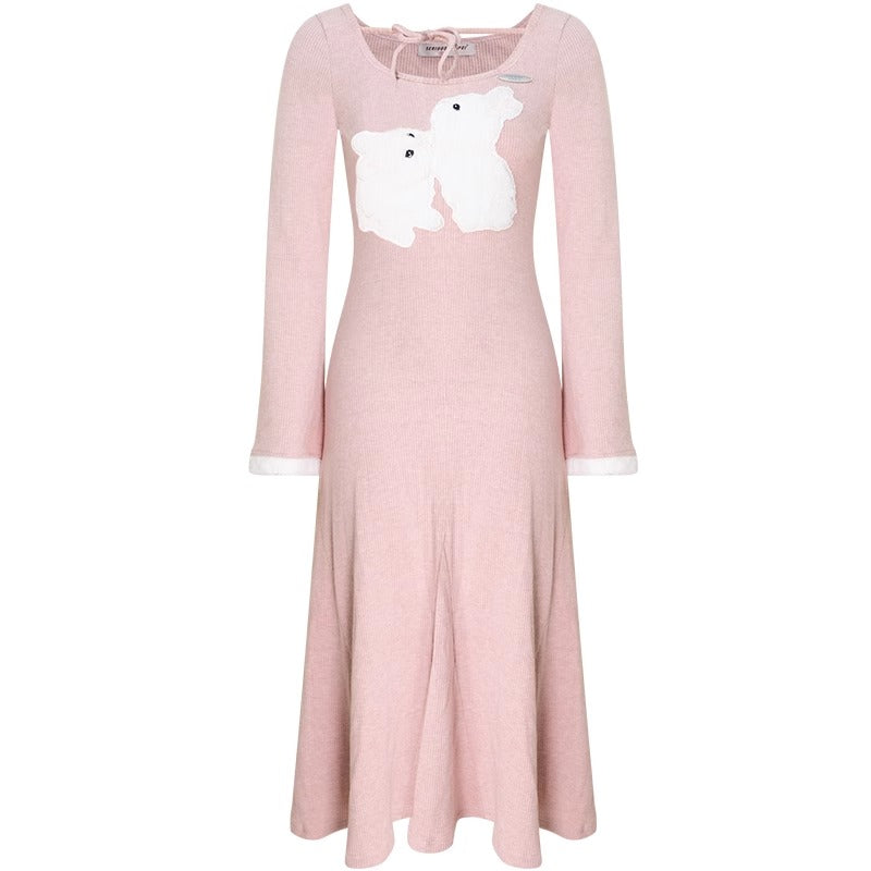 american vintage bunny thin dress