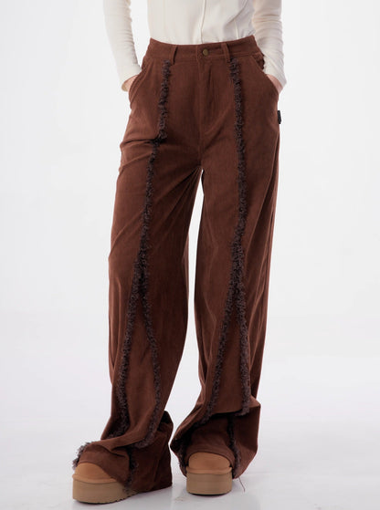 American retro high-waisted slim pants