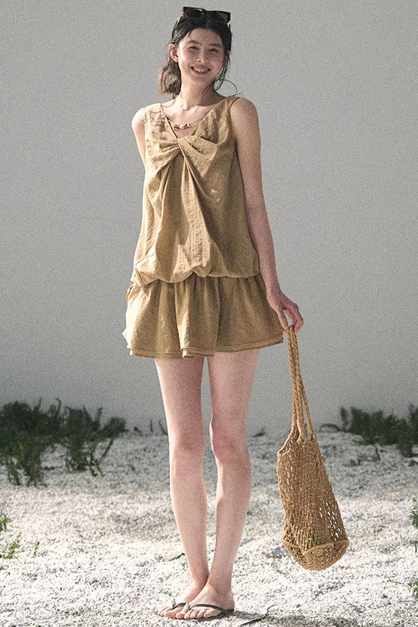 Sweet V-Neck Summer Dress