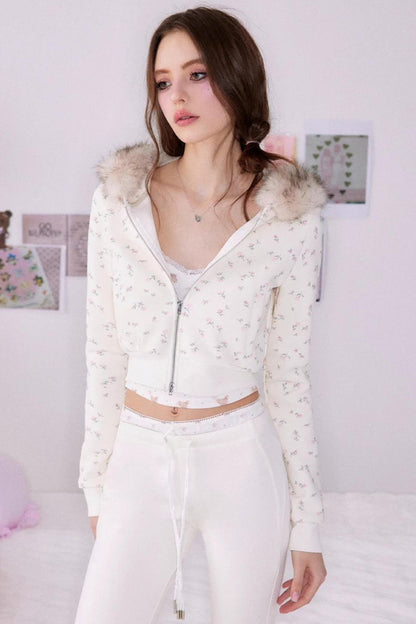 Bear Print Sweater Suspender Set-Up