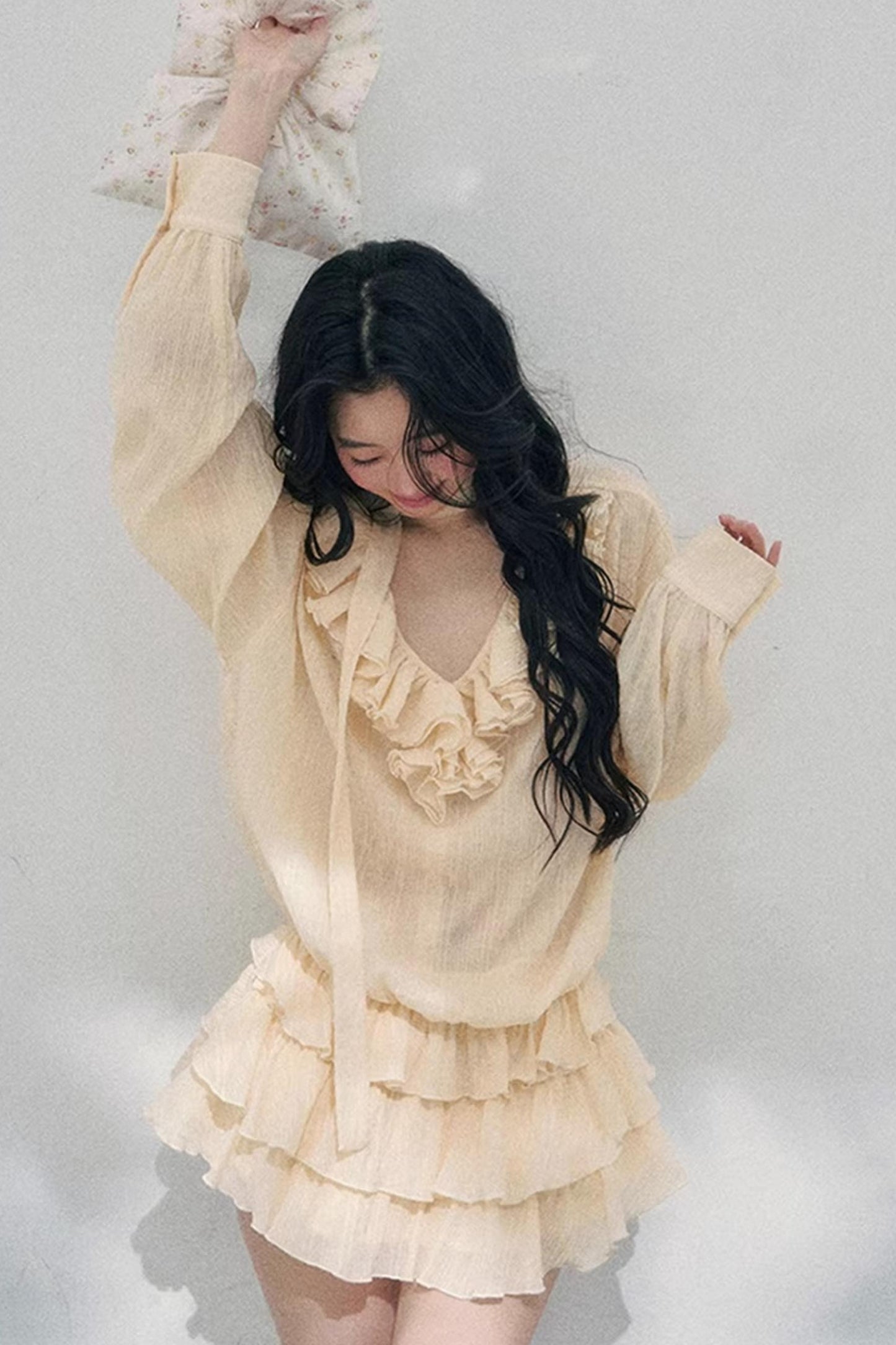 Evening Breeze French Dress Set