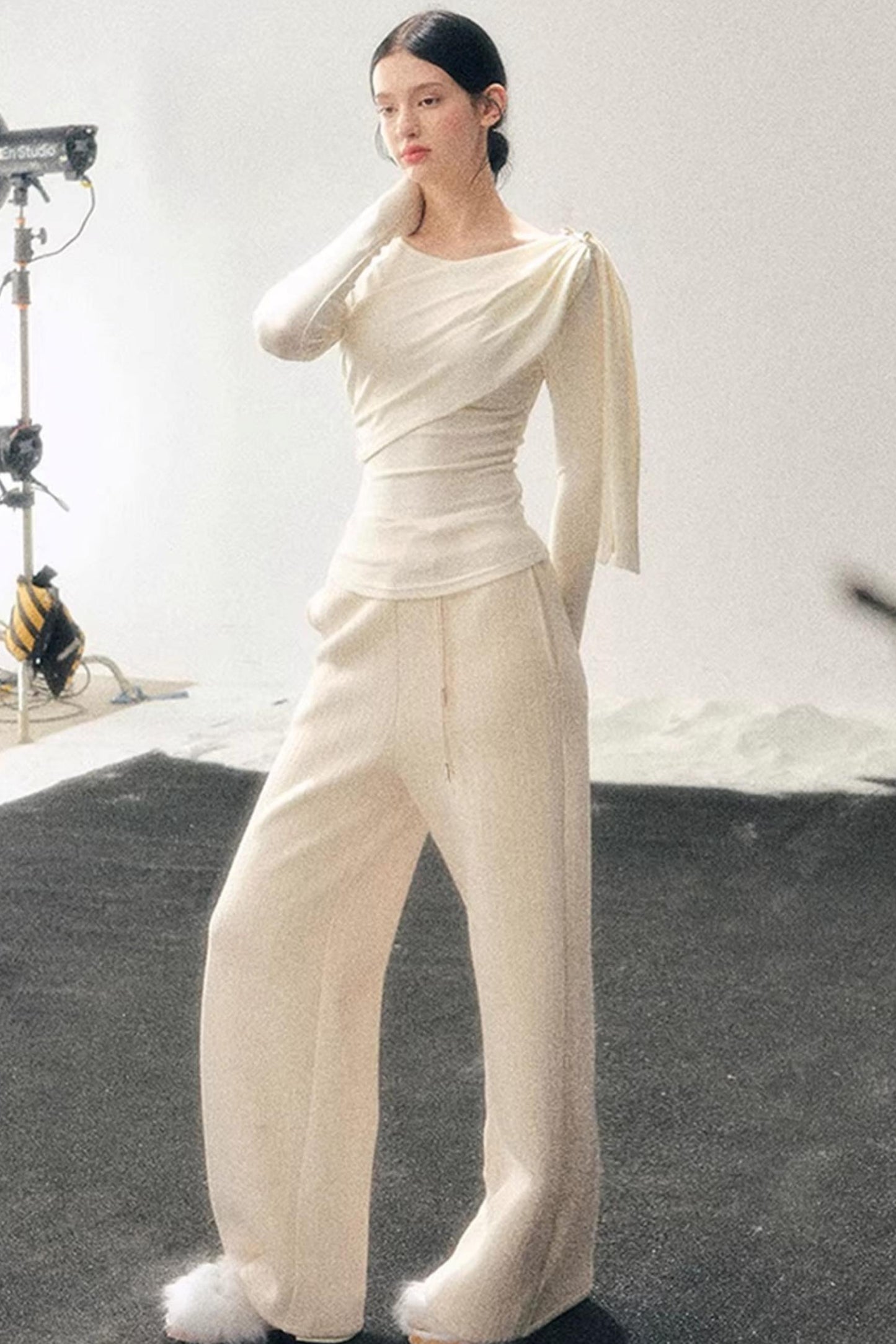 French Ribbon Design Blouse