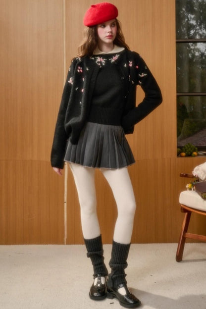 Wool Handmade Embroidered Sweater