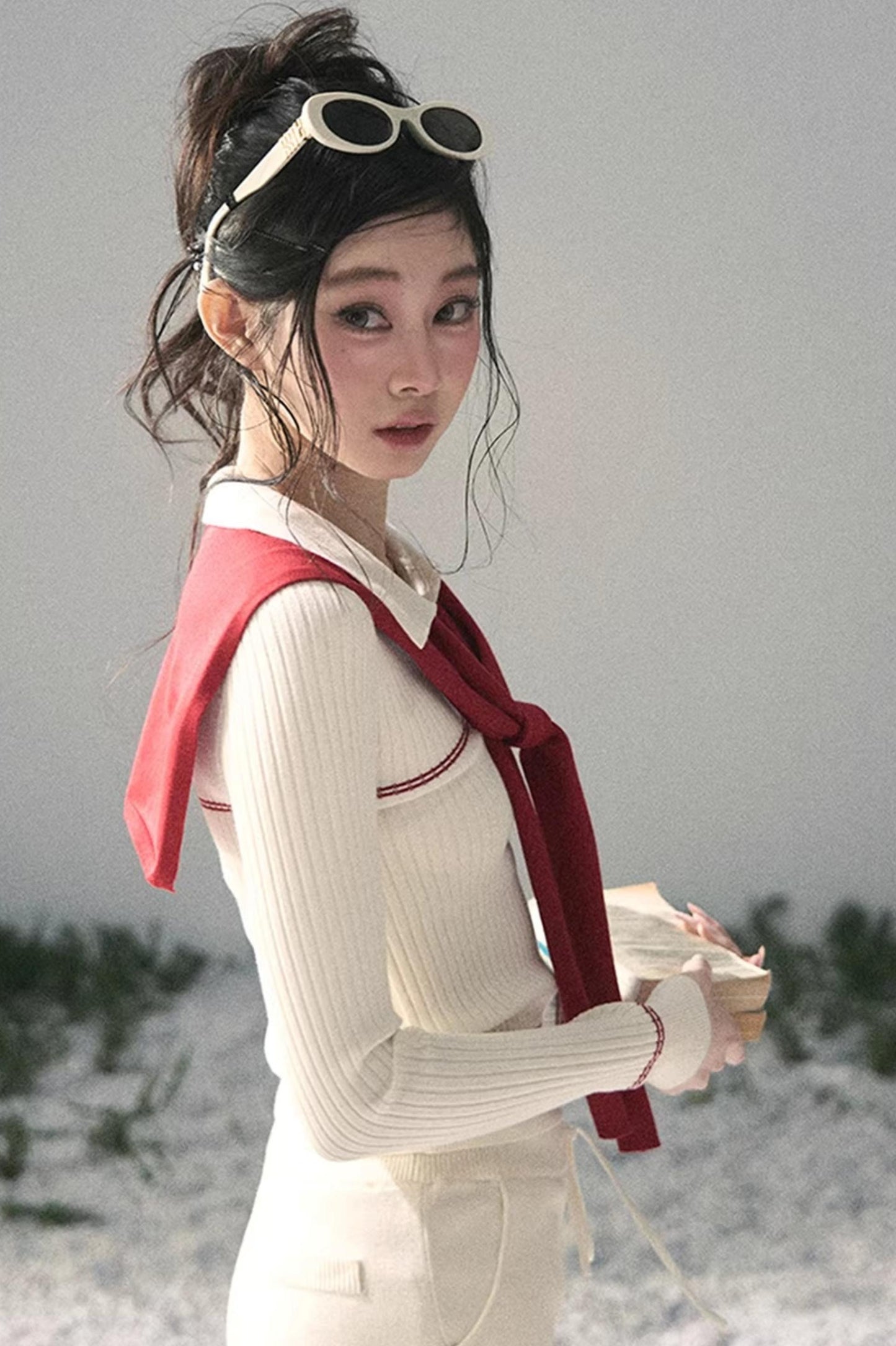 Delhi College Knit Top Set