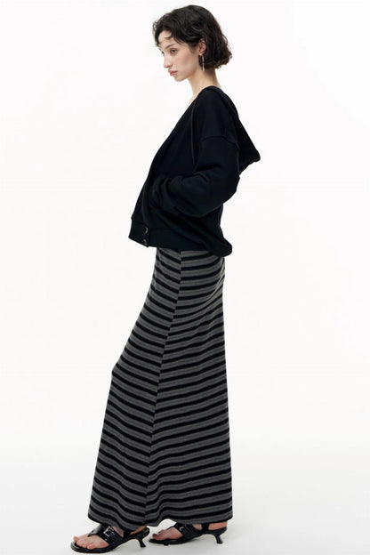 Autumn Striped Camisole Dress