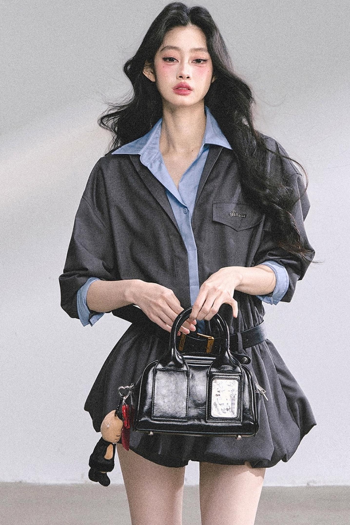 Autumn Bud Slim Dress Set-Up