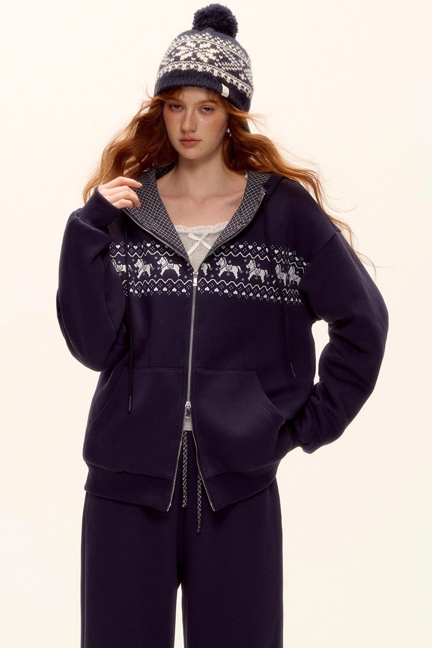 Fair Isle Quilted Jacket Set-Up