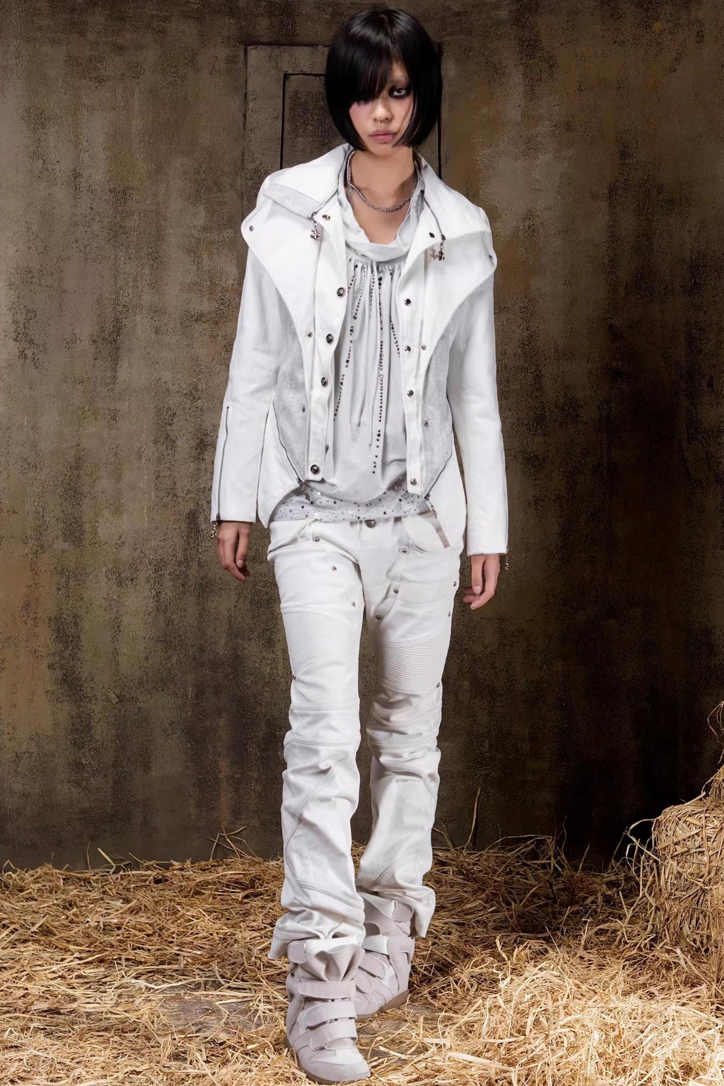 Palace Punk Straight-Leg Pants