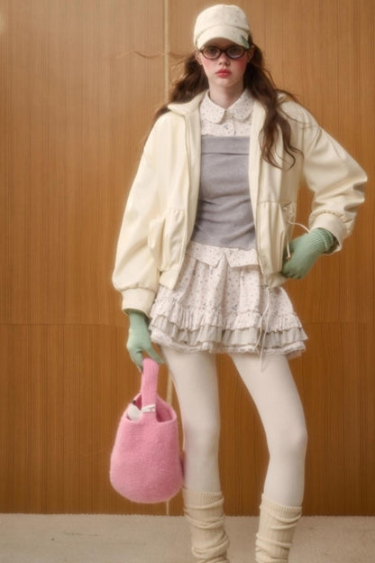 Milky Way Print Top and Skirt Set-Up