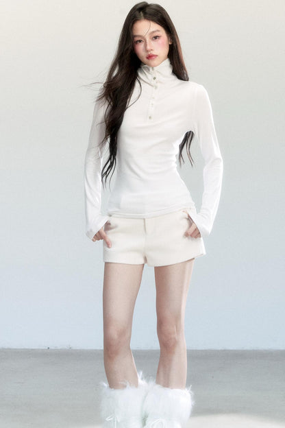 Temperament Slim Sleeve T-shirt