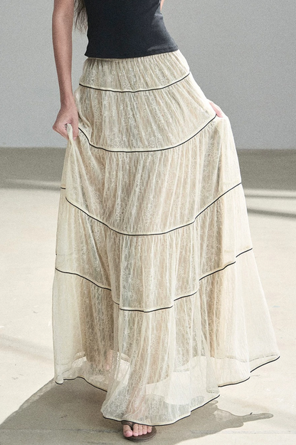 Through the Fog Lace Skirt