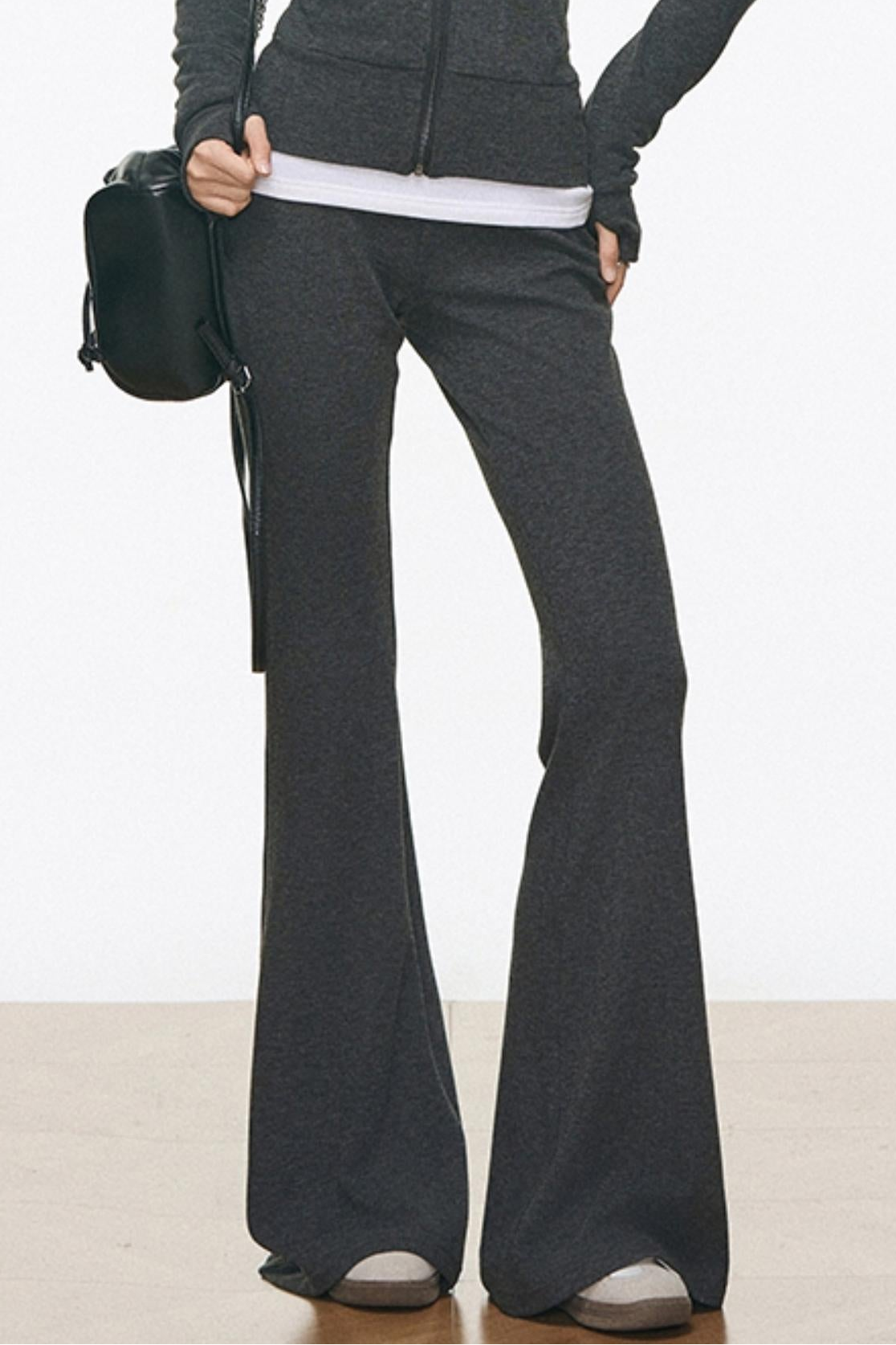 Slimming Knitted Hooded Cardigan Set-Up