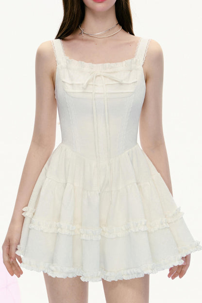 French Vintage Slim Slip Dress