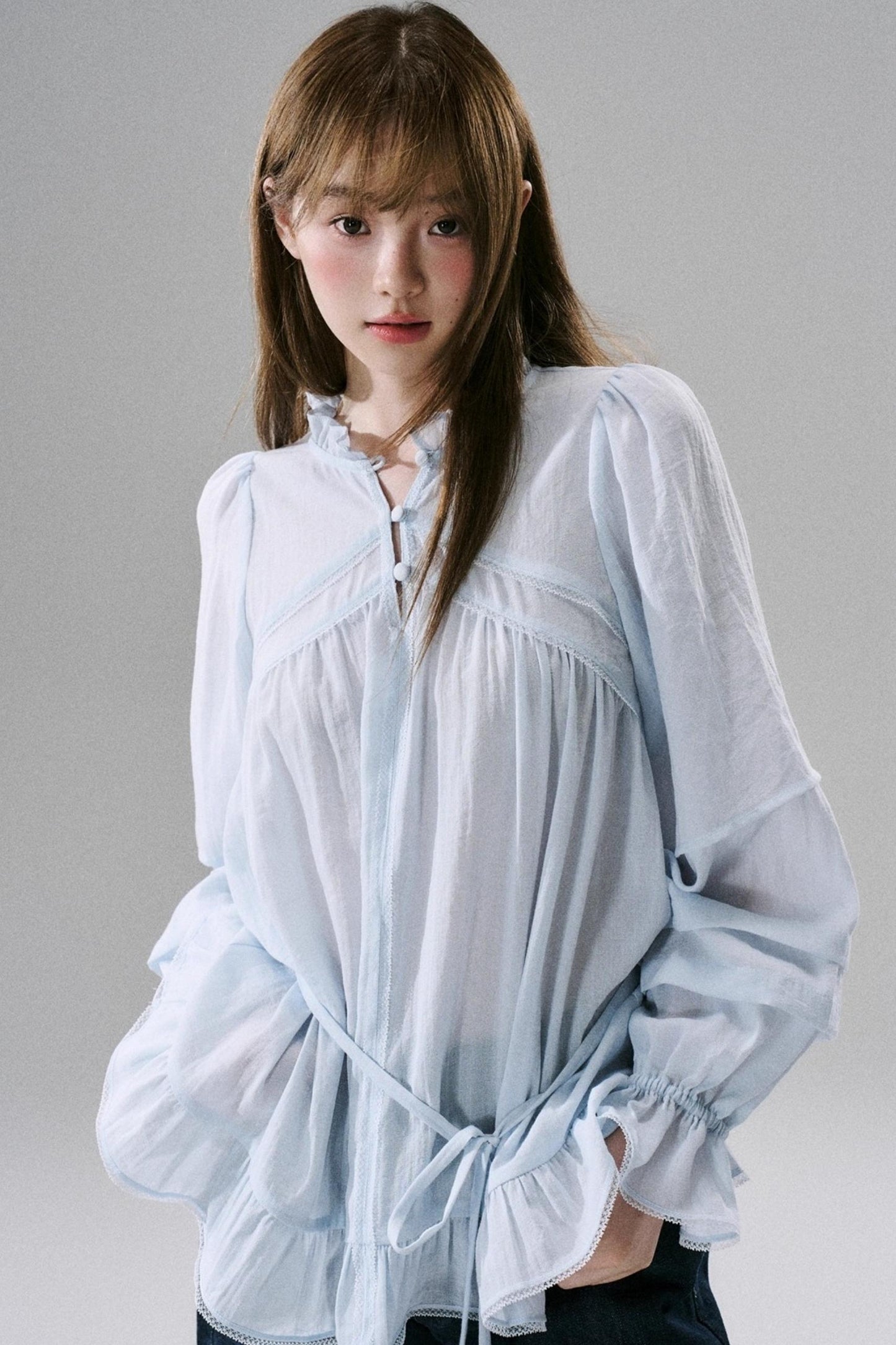 Symphony Acetate Flower Top