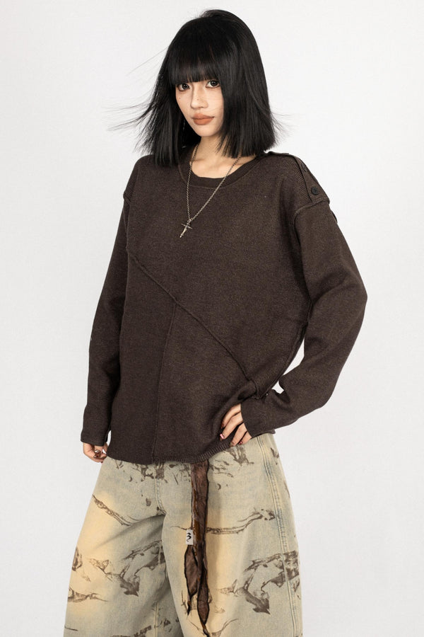 Retro Knitted Minimal Top