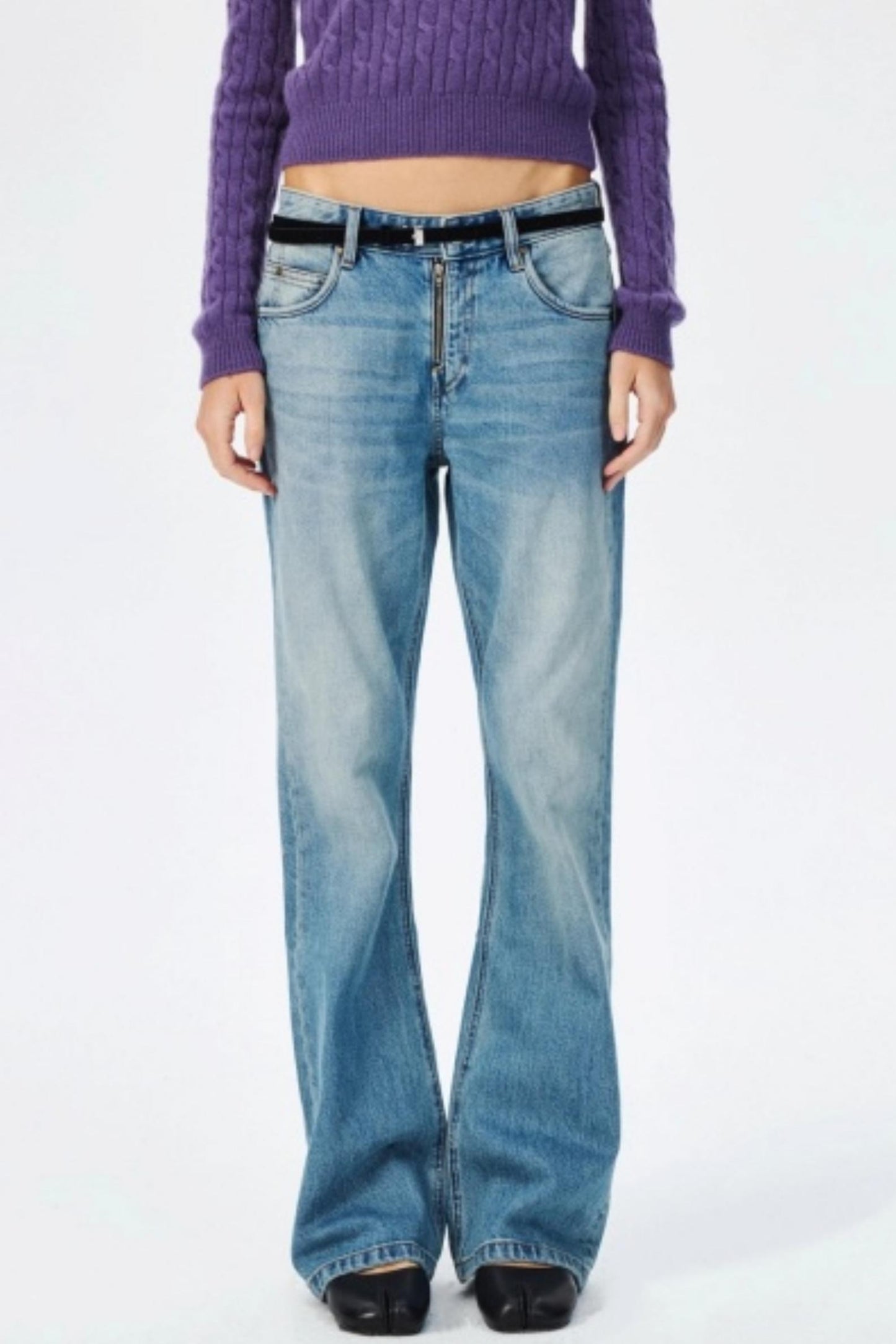 Vintage Blue Bootcut Jeans