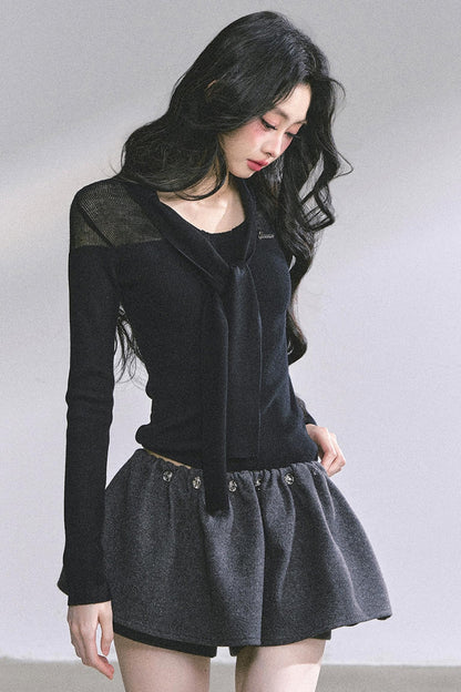 Desire Doll Knitted Waist Top