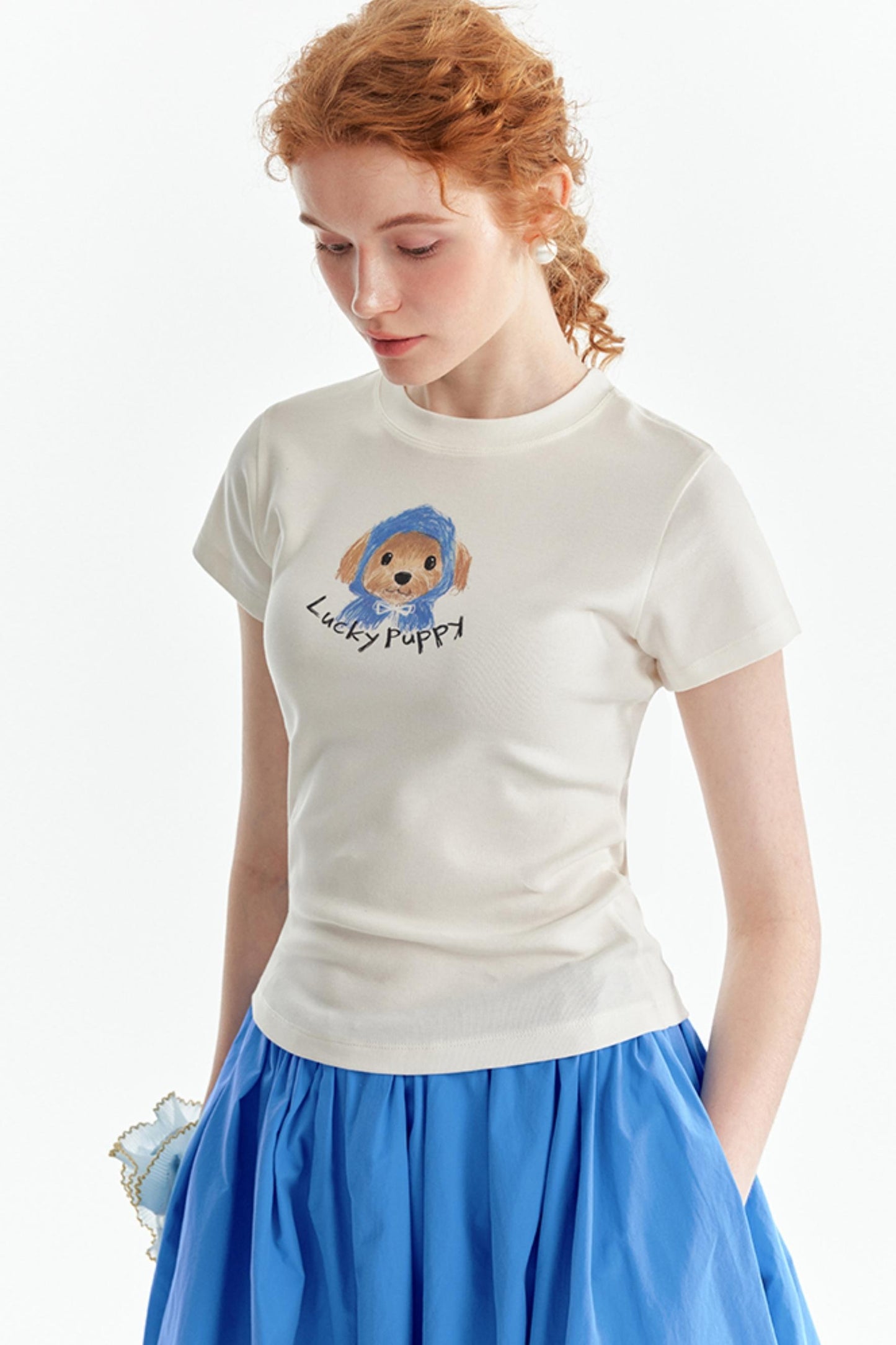 Layered Bloomers T-Shirt-Skirt Set-Up