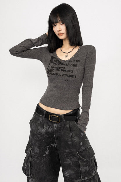 American Vintage Spice Girl Long Sleeve T-Shirt