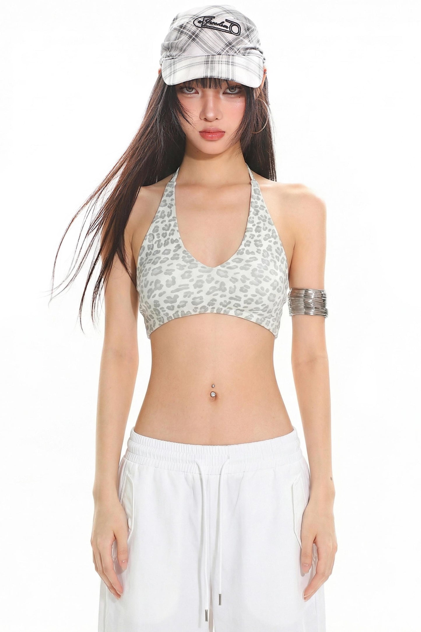 Leopard Print Halter Top