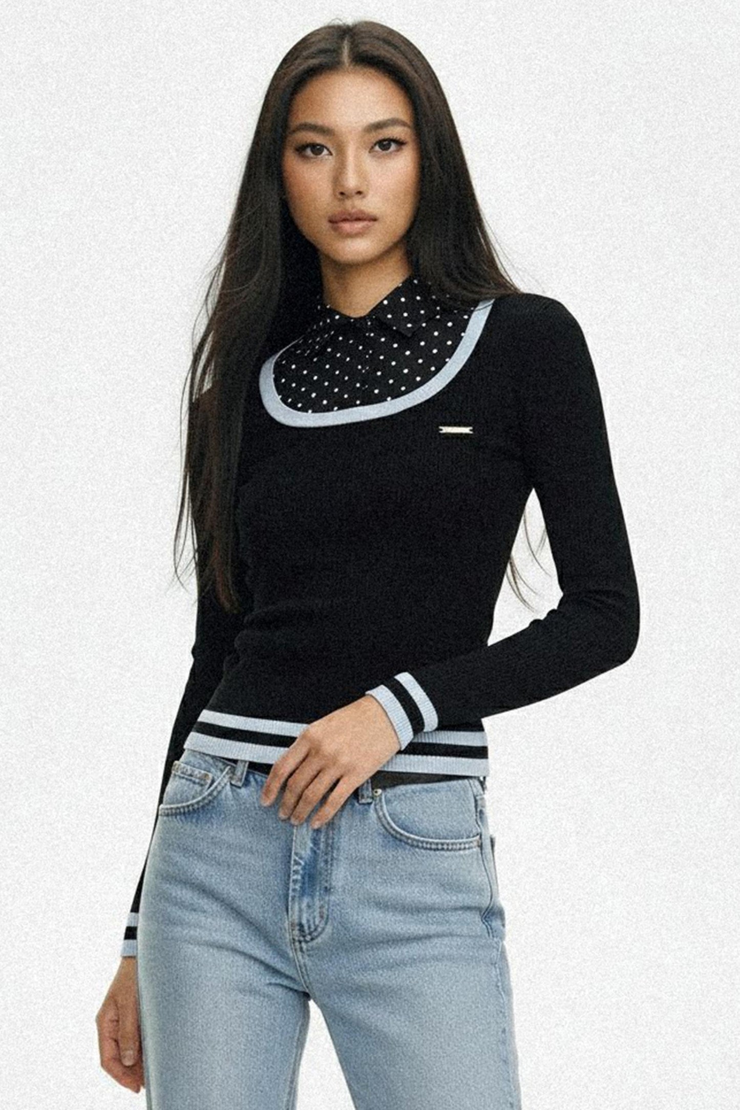 Slim Cotton Layering Tops