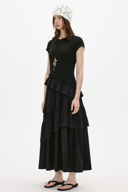 Vintage Patchwork Maxi Dress