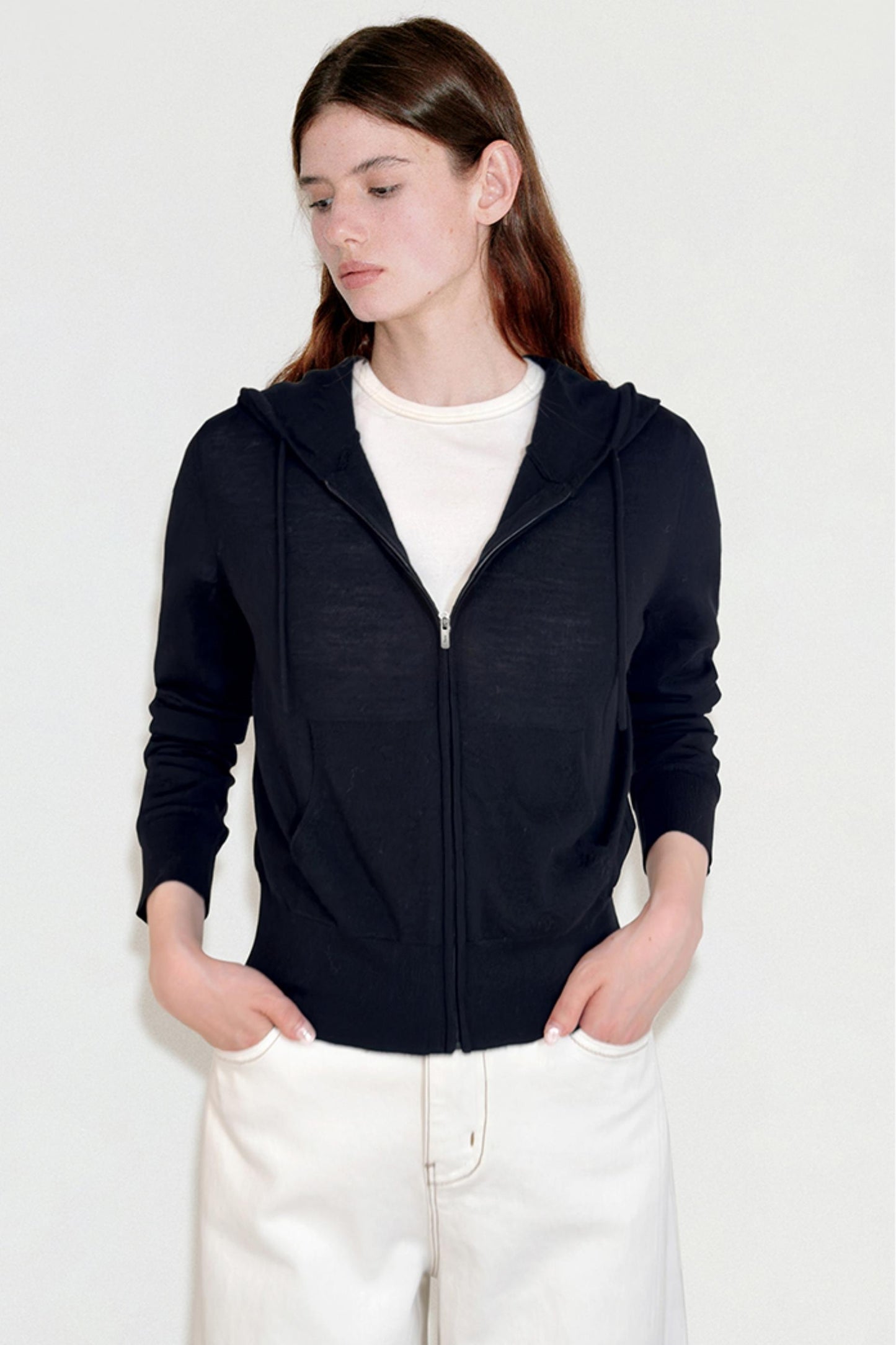 Soft Wool Hooded Sweatshirt