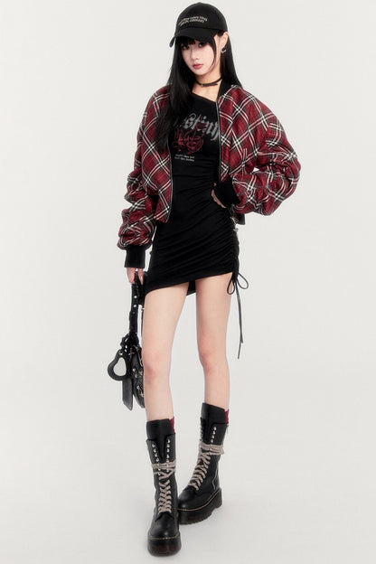 Reversible Plaid Plush Jacket