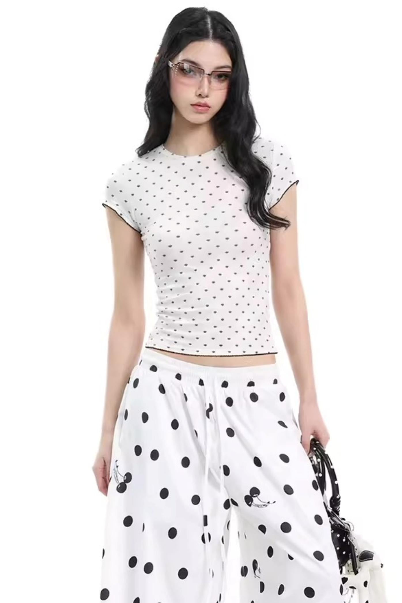 Retro Printed Summer Top