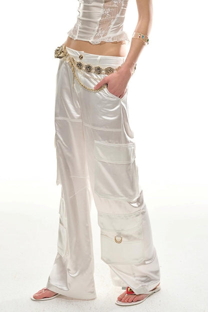 Platinum Wide-Leg Pants