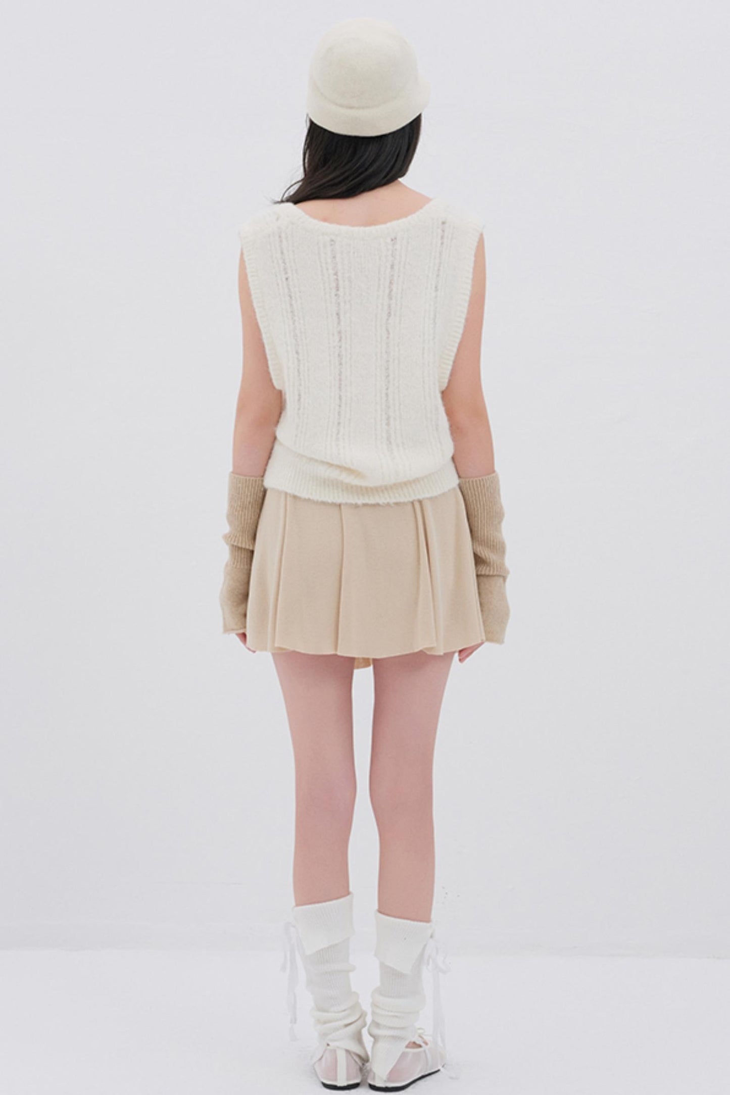 Luxury U-Neck Wool Top