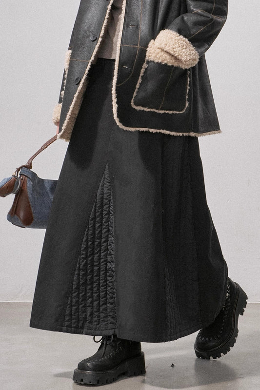 Pure Cotton Asymmetrical Skirt