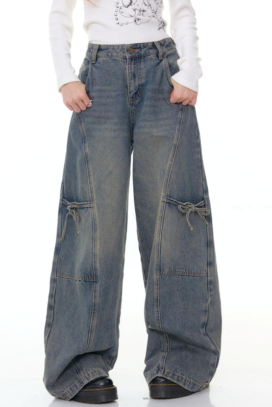 Denim Asymmetry Fit Pants