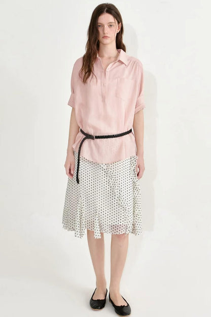 Korean Lapel Blouse