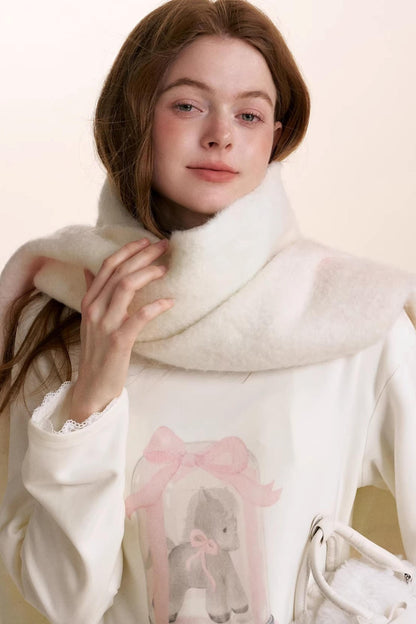 Hand-Painted Pony Print T-Shirt