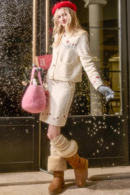 Snow Berry Wool Sweater Set-Up